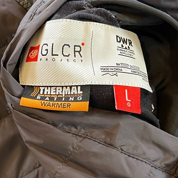 686 reversible Short Sleeve Puffer Jacket gray and cream - Picture 9 of 9